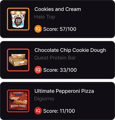 product list